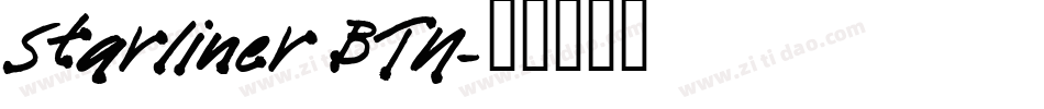 Starliner BTN字体转换